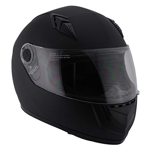 Full Face Matte Black Helmet - X-Large R852374