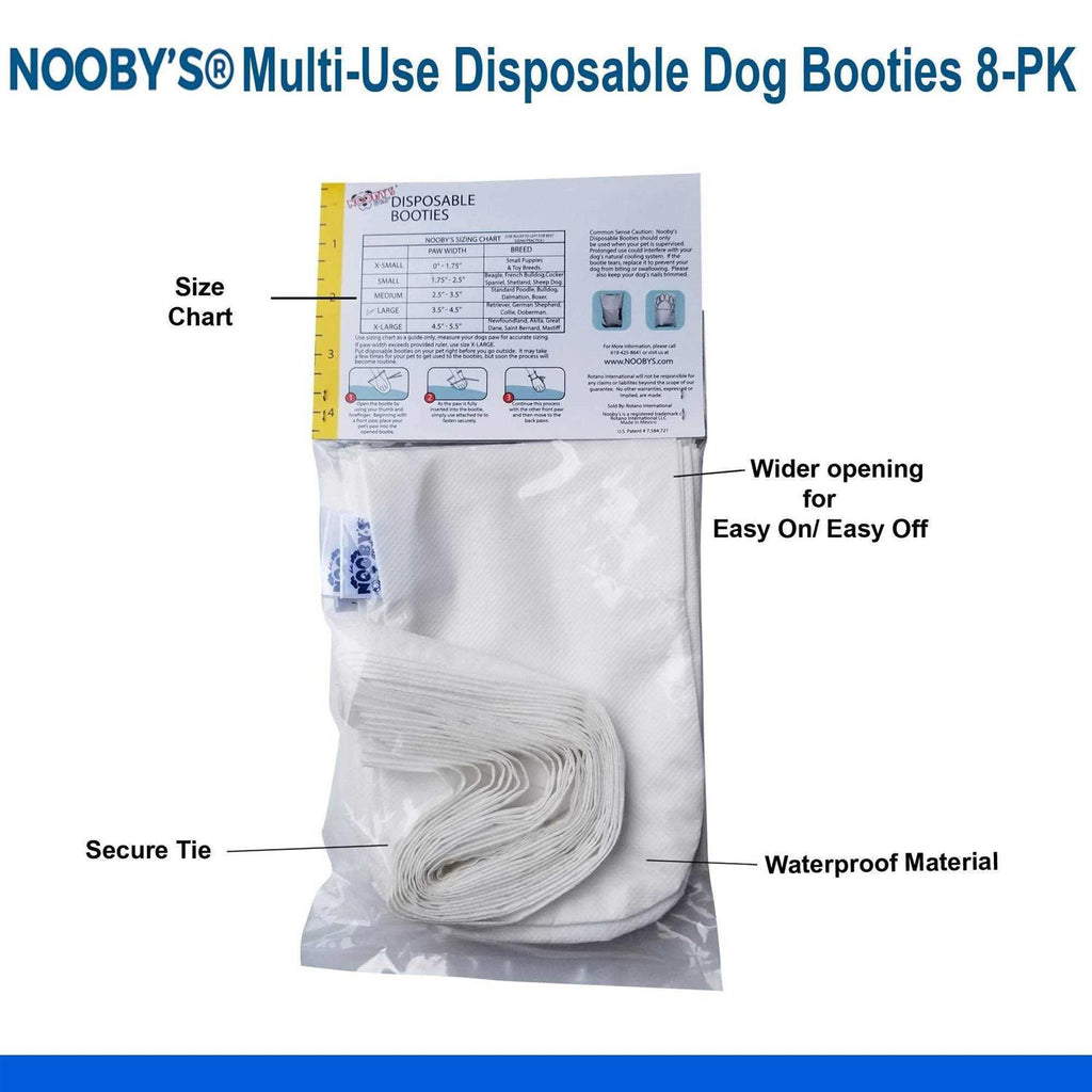 Veterinary Dog Boots 8-Pack for Wound, Bandage and Cast Protection U2984