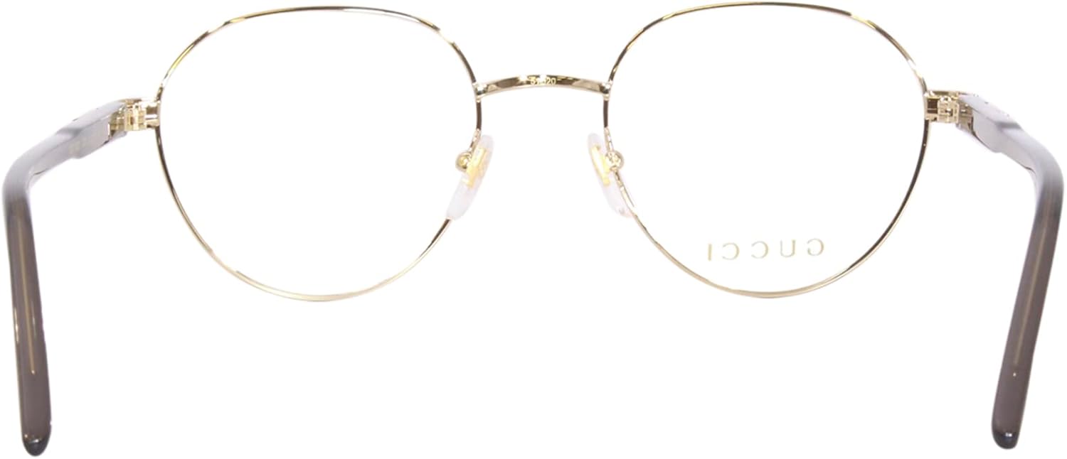 Men's Gold Round Eyeglasses S971614