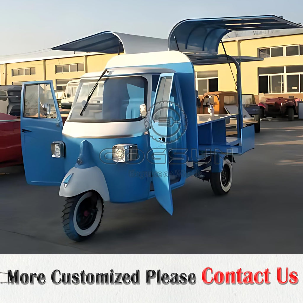 10.5FT Display Food Trailer with 1 Compartment Sink, Mobile Concession Kitchen Cart J29380