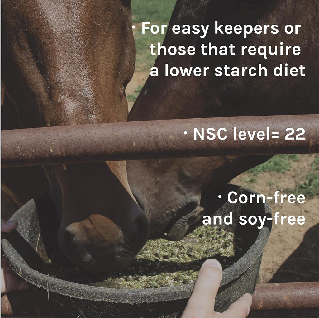 Low Starch Horse Feed for Metabolic Disorders, Corn-Free and Soy-Free, 16% Protein, 40 lbs N92031
